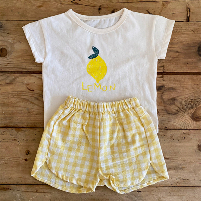 Ensemble 2 pièces pour petite fille : un look gourmand !