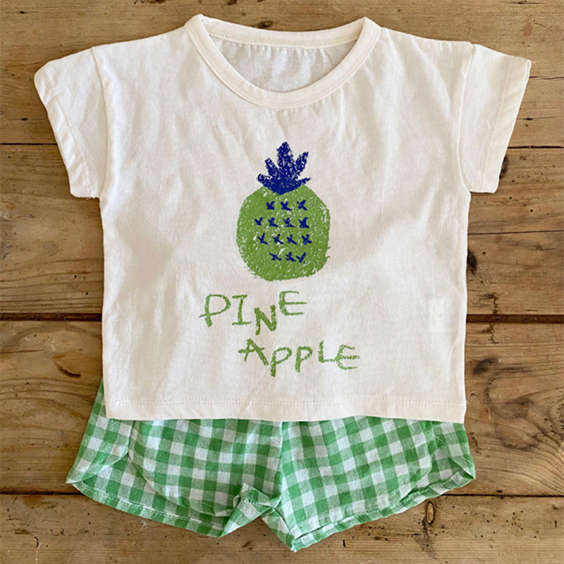Ensemble 2 pièces pour petite fille : un look gourmand !