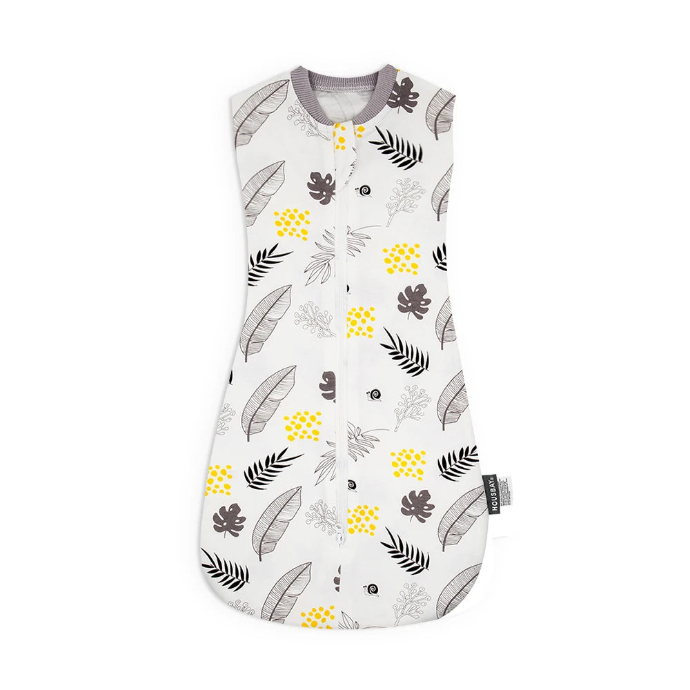 🌙 Saco de dormir de verano para bebé – 100% algodón suave – Sin mangas – 0 a 12 meses