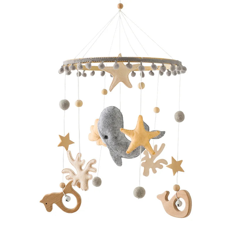 Mobile for baby bed