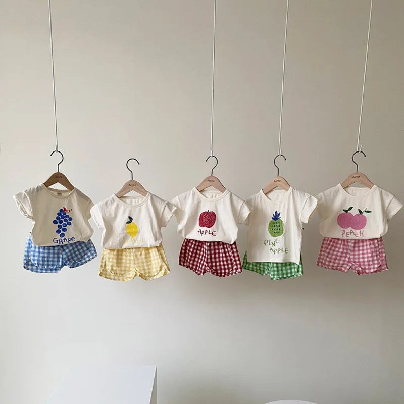 Ensemble 2 pièces pour petite fille : un look gourmand !