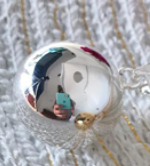 🌿 Soothing pregnancy bola – sphere pendant, gentle tinkling, symbolic &amp; elegant