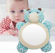 Plush mirror: safety in the car and tenderness at home