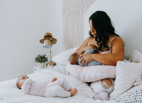 🤱 Soutien-gorge maternité sans armatures – respirant, clips d’allaitement, maintien anti-relâchement