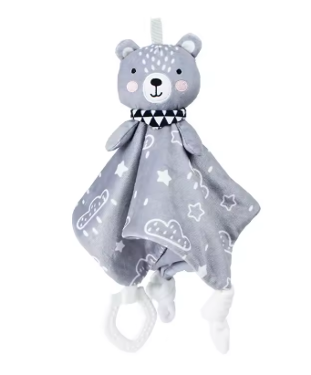 Doudou et anneau de dentition | douceur, réconfort et éveil sensoriel réunis
