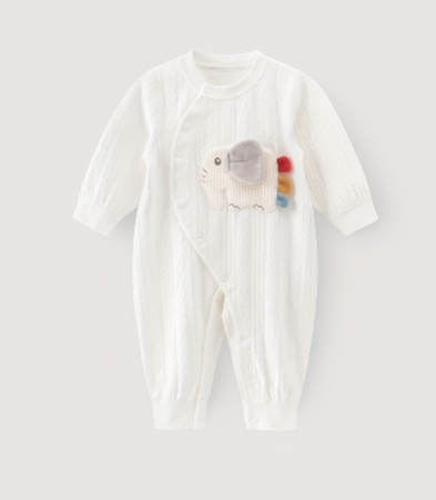 Barboteuse "BABY ELEPHANT" | doux et confortable à la fois (garçon & fille)