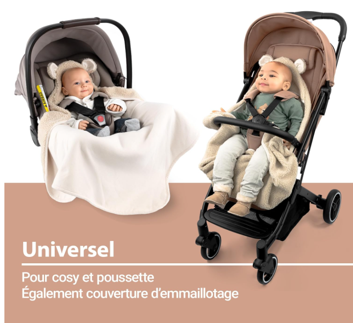 Couverture polaire "TEDDY"  | UltraDoux