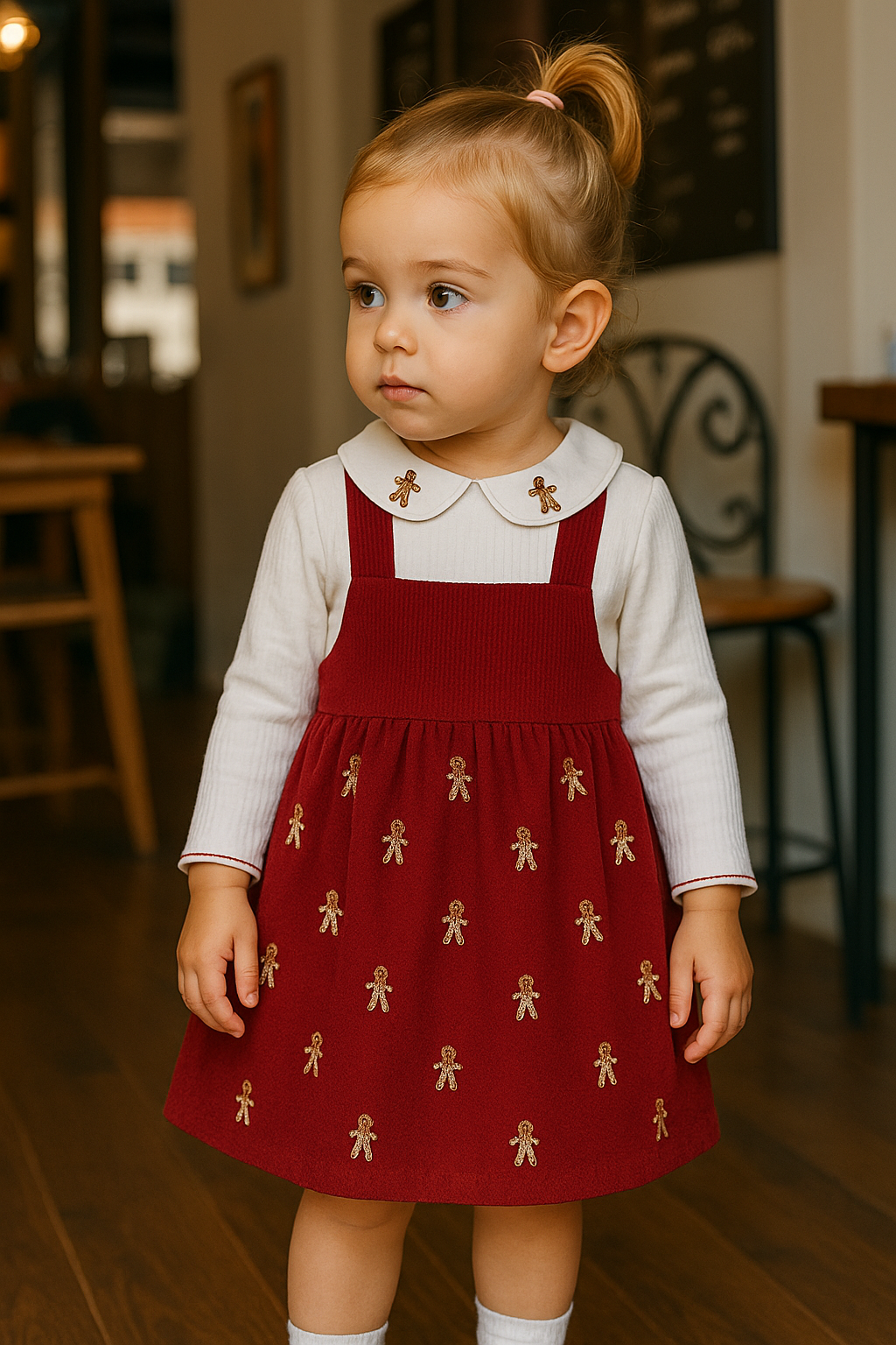 Velvet dress and top set | Festive elegance