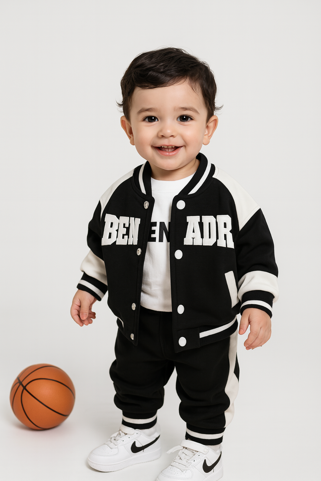 Ensemble 3 Pièces “BEN ADIR” | Esprit Baseball Chic pour Petits Champions (garçon)