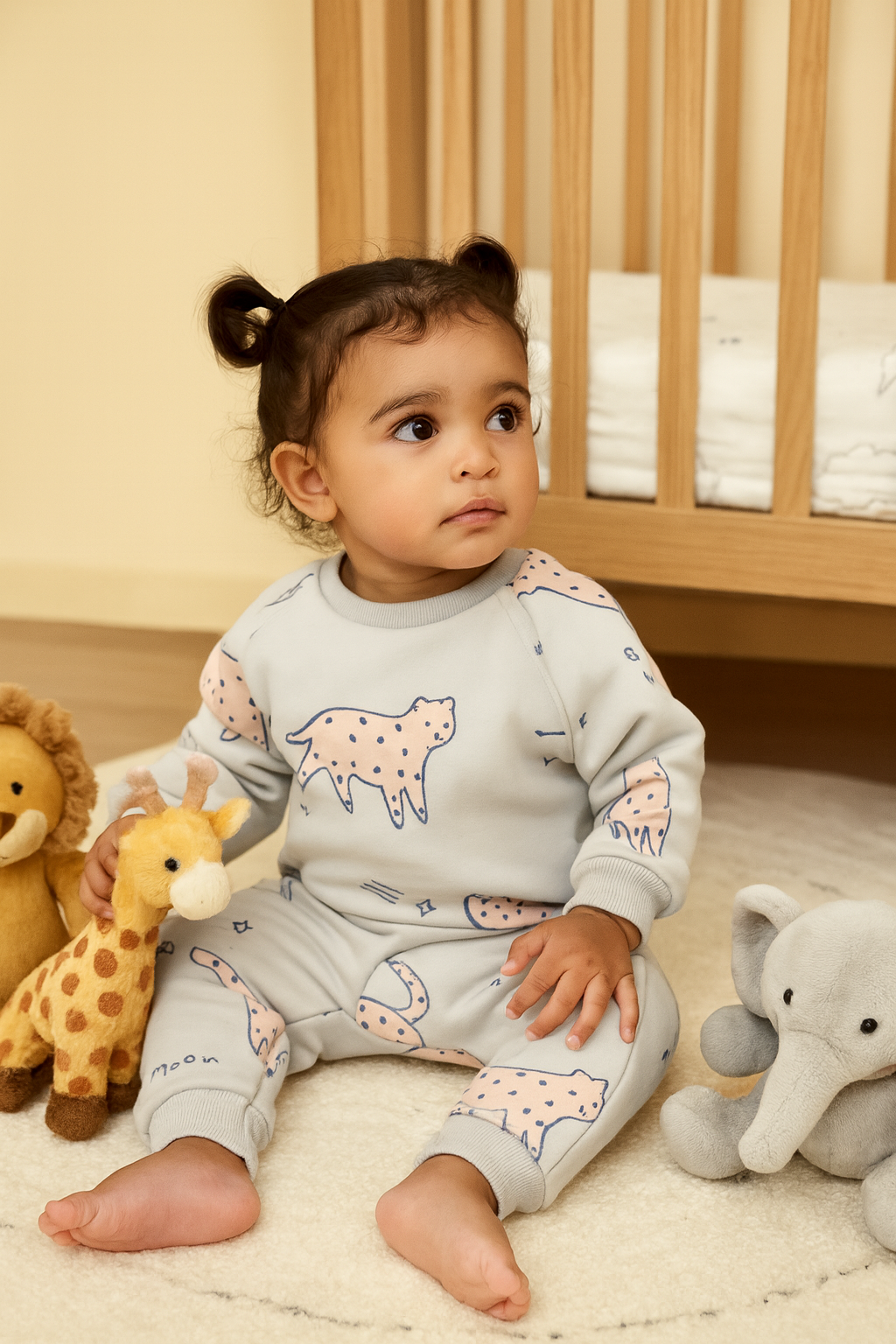 Barboteuse "Baby Léopard" - Confort doux & style félin (garçon & fille)