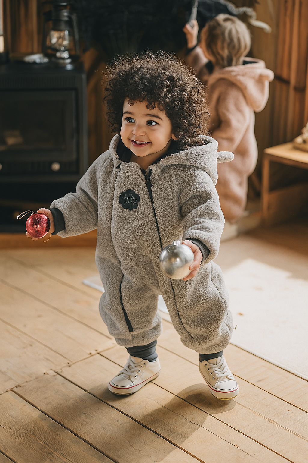 Combi-pilote bébé "NUAGE" | Polaire Hivernale (garçon & fille)