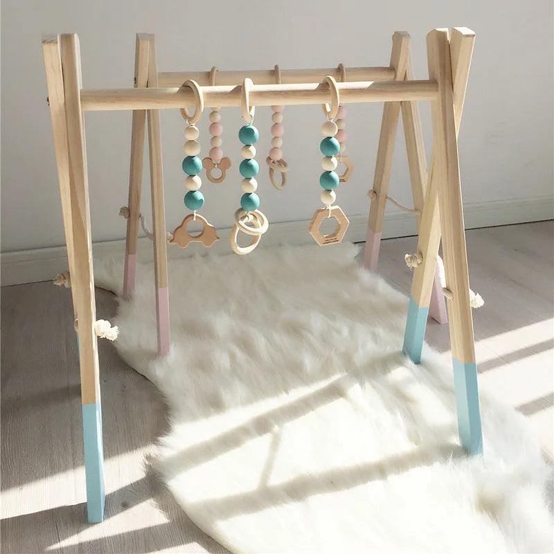 Nordic wooden play frame