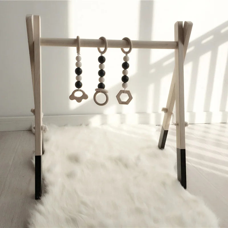 Nordic wooden play frame