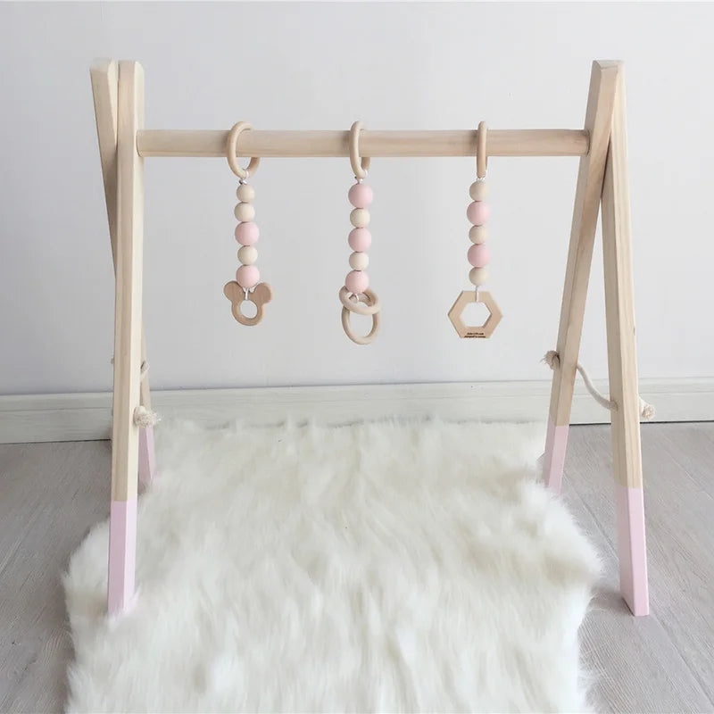 Nordic wooden play frame