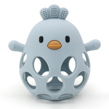 Anneau de dentition en silicone : soulage les gencives et amuse les petites mains !