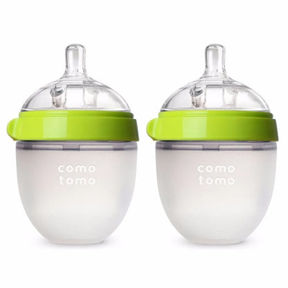 "Como Tomo" silicone baby bottles: comfort and softness just like mom's!