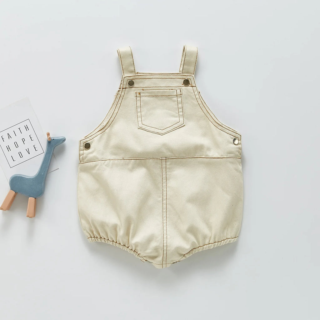 Denim romper: a trendy look (boys and girls)