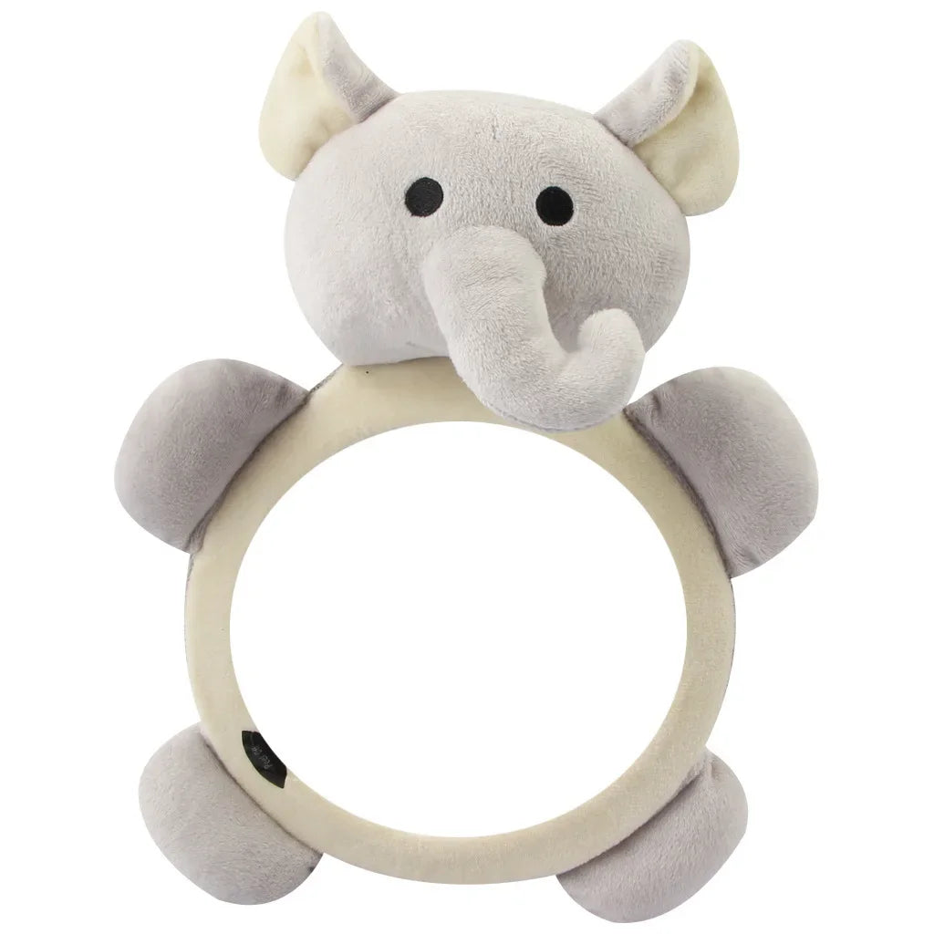 Plush mirror: safety in the car and tenderness at home