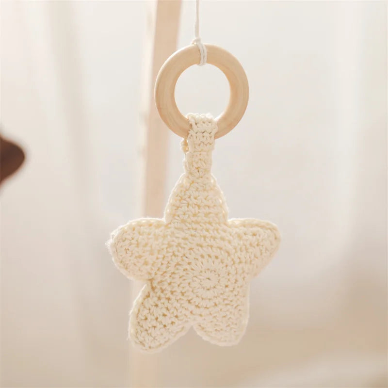 Wooden play frame for babies