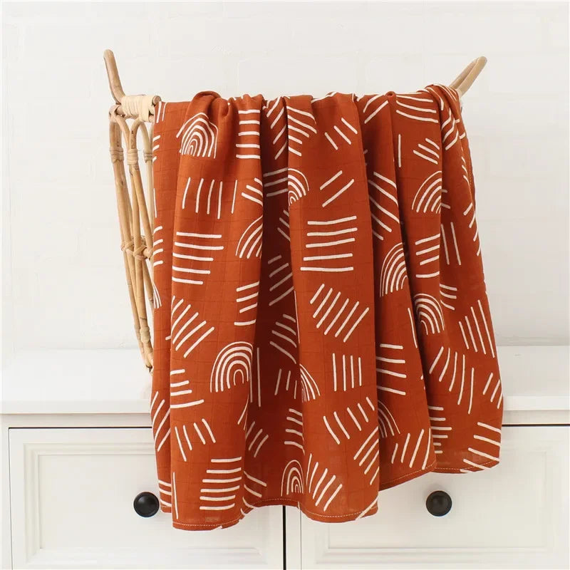 Bamboo cotton swaddle blankets: soft &amp; natural fabric for baby