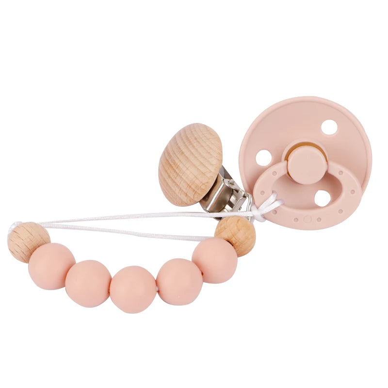 "Modabebe" pacifier and pacifier clip: safety, style and softness combined!