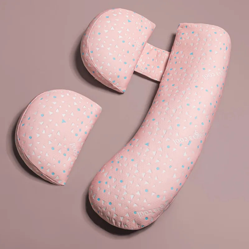 🌙 Pangdube Pregnancy Pillow – U-shape multifunctional 130 × 70 cm, support for back, belly, hips, breastfeeding
