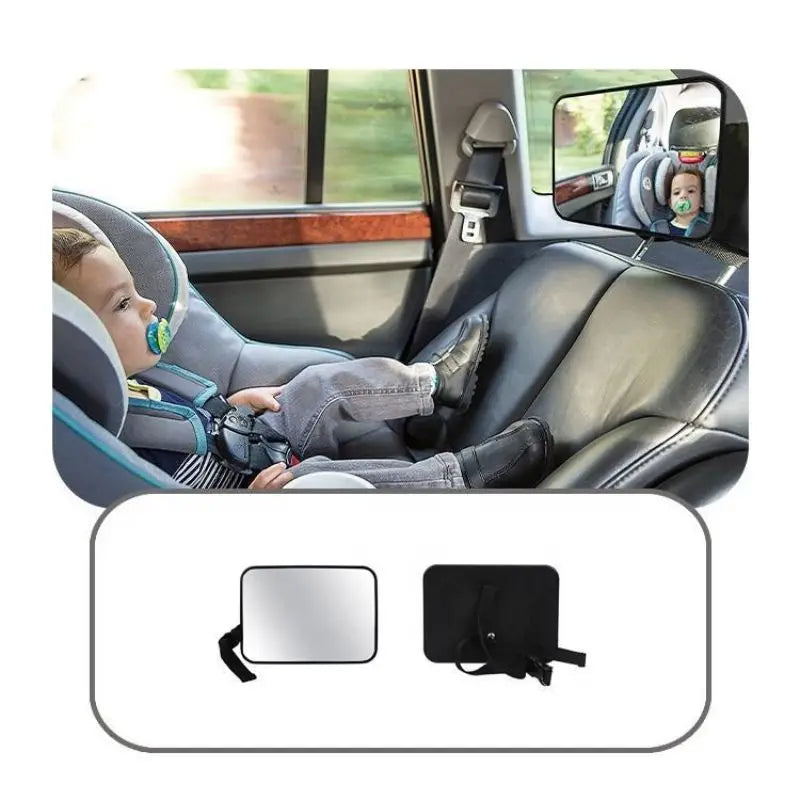 Baby car mirror: the visual connection for peaceful journeys