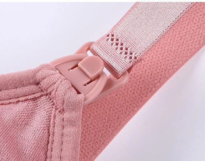 🤱 Soutien-gorge maternité sans armatures – respirant, clips d’allaitement, maintien anti-relâchement
