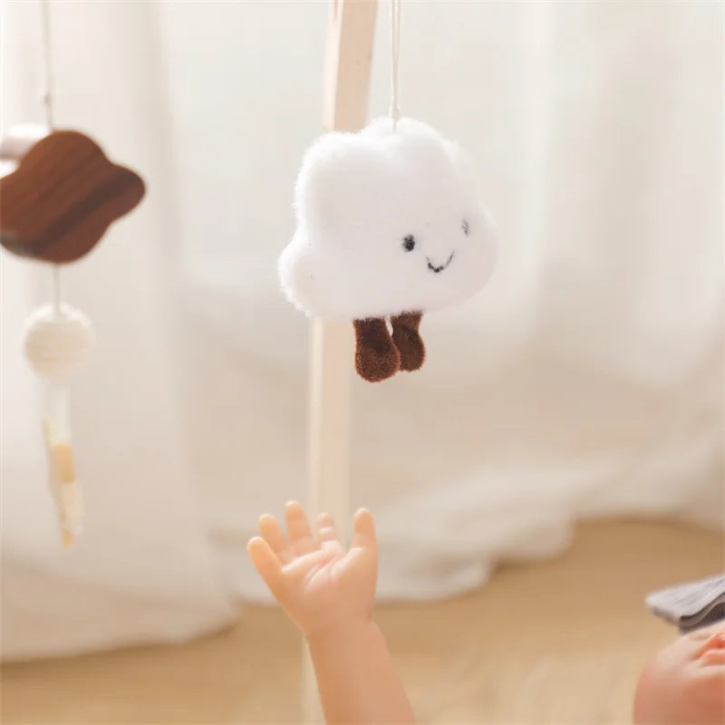 Wooden play frame for babies