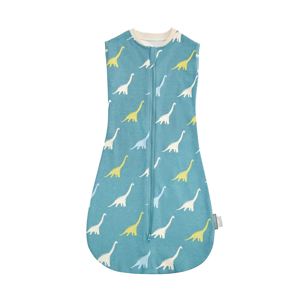 🌙 Baby summer sleeping bag – 100% soft cotton – Sleeveless – 0 to 12 months