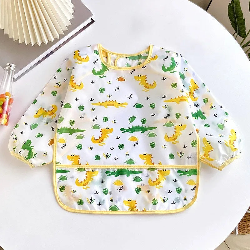 Waterproof long-sleeved bibs: comfort, style and zero stains!