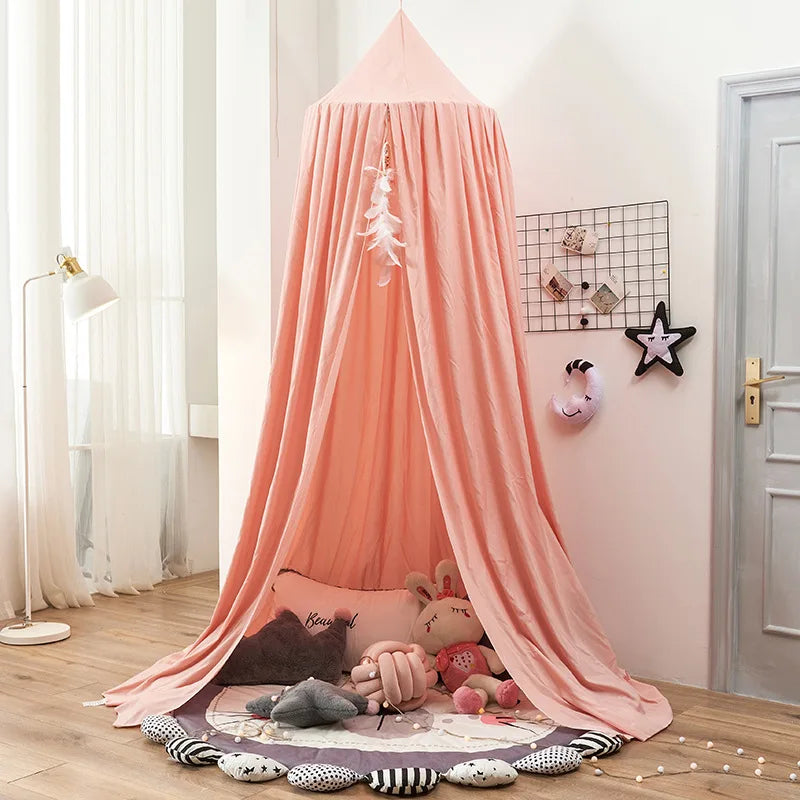 👑Dosel para cama infantil – Tienda decorativa princesa – Rincón de lectura o juegos