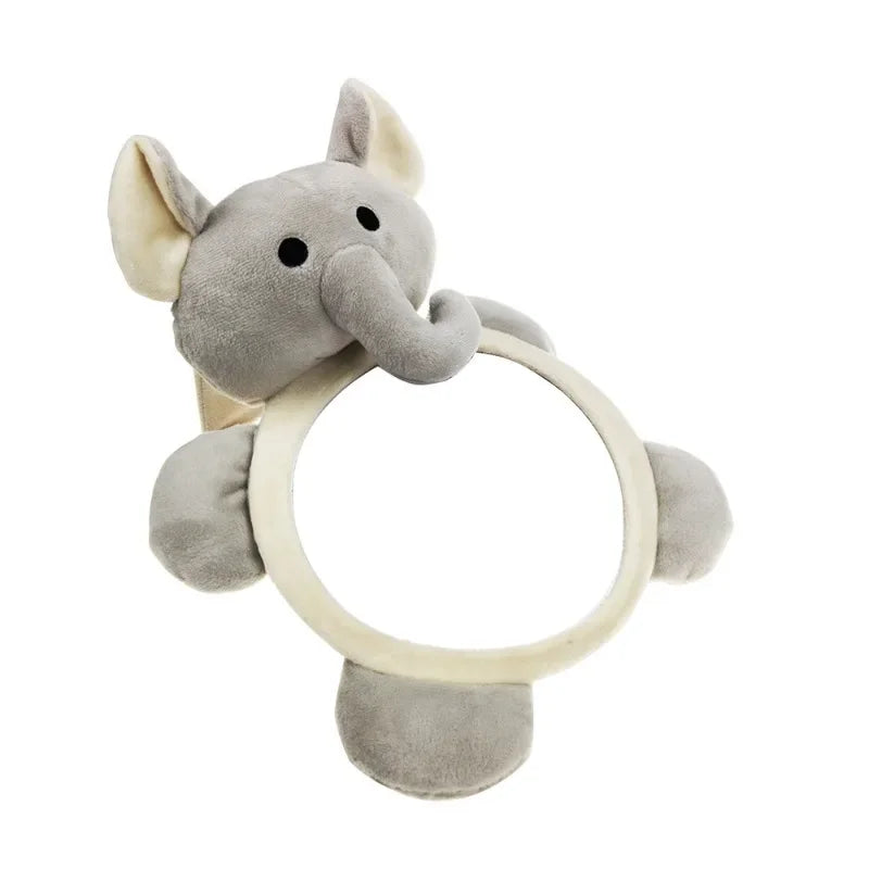 Plush mirror: safety in the car and tenderness at home