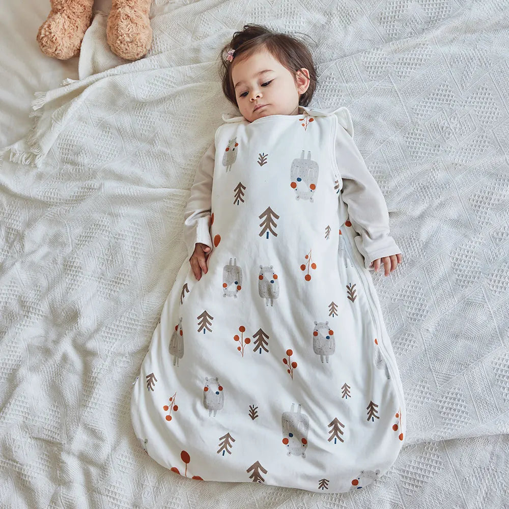 🌟 Baby Sleeping Bag Spring – 0–24 months – 2,500 TOG – 100% Cotton – Star Print