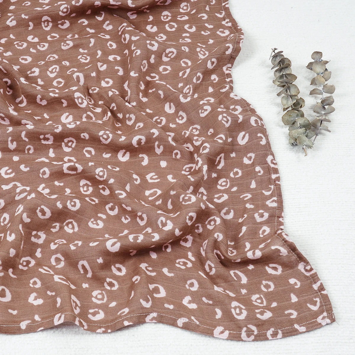 ✨Baby Receiving Blanket 120x110cm – Ultra Soft Cotton Muslin – Multi-purpose (bath, bed, stroller)