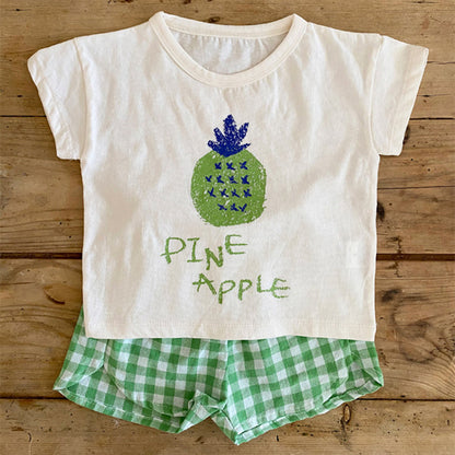 Conjunto de 2 piezas para niñas: ¡un look delicioso!
