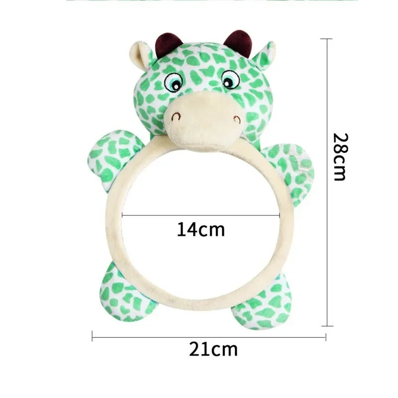Plush mirror: safety in the car and tenderness at home
