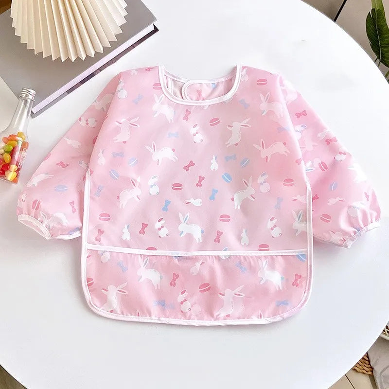 Waterproof long-sleeved bibs: comfort, style and zero stains!