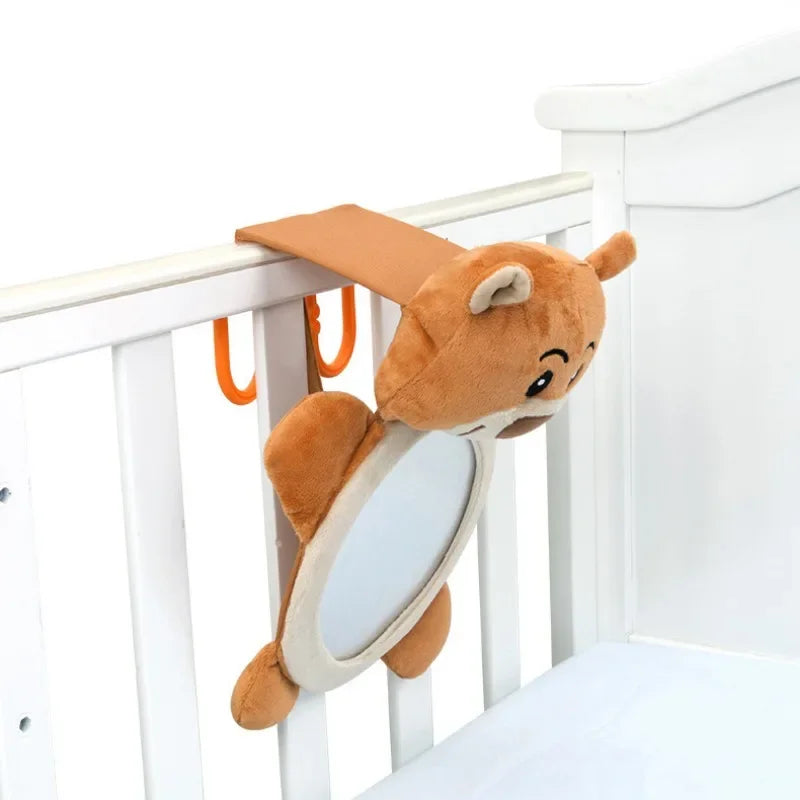 Plush mirror: safety in the car and tenderness at home