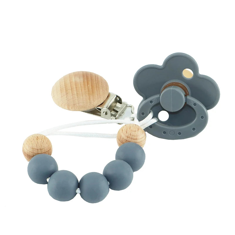 "Modabebe" pacifier and pacifier clip: safety, style and softness combined!