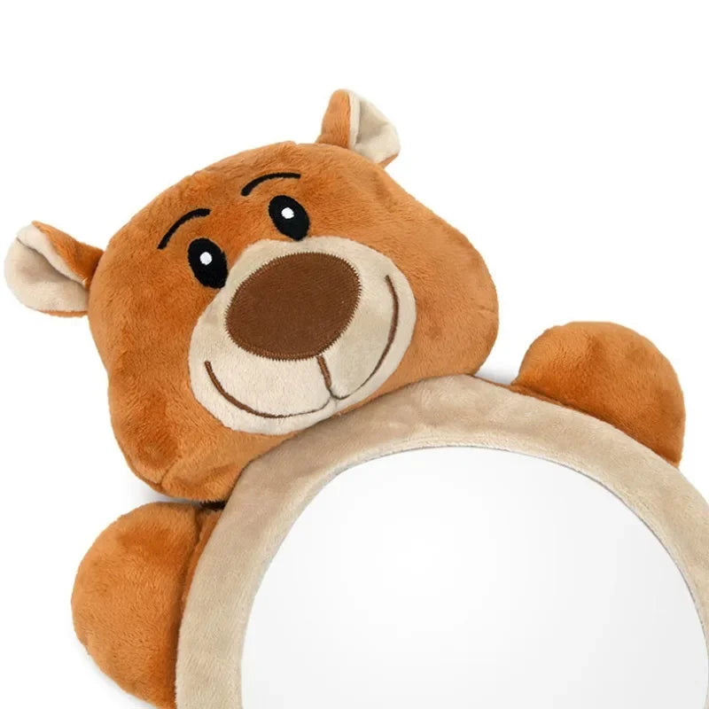 Plush mirror: safety in the car and tenderness at home