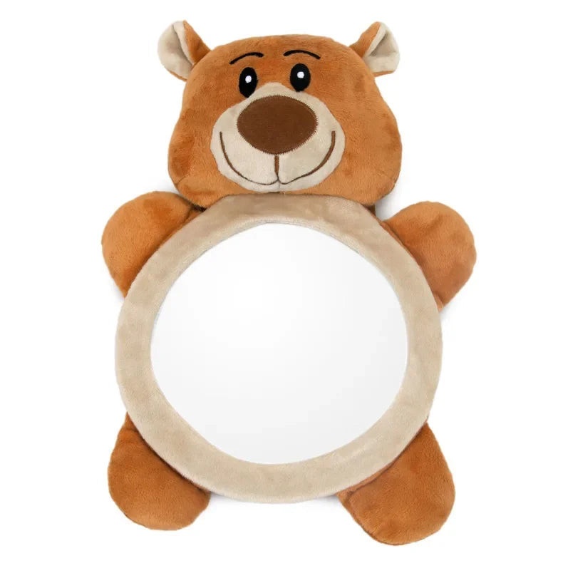 Plush mirror: safety in the car and tenderness at home