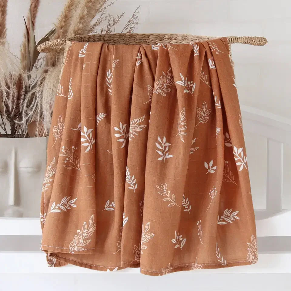 Couvertures d'emmaillotage en coton de bambou : tissu doux & naturel pour bébé