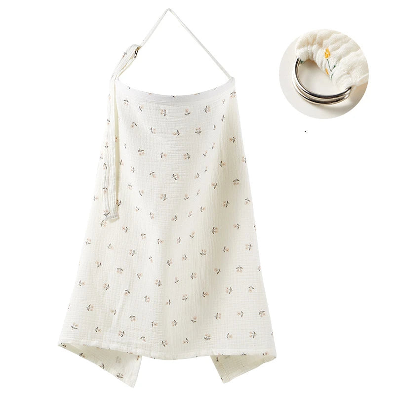 🧣 Voile d’allaitement & portage – couverture grossesse, nursing cover discret & multi‑usage