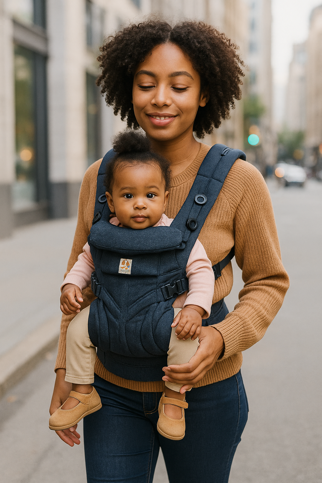 "EGOBABY" ergonomic baby carrier: comfort and safety from the first months! (Adaptable from baby to toddler - several colors available)