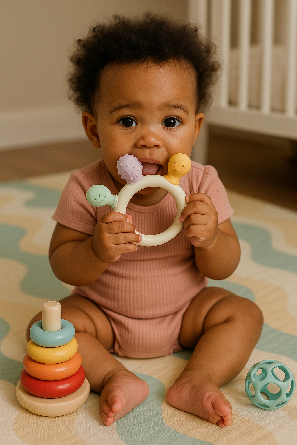 Erduo teething ring: soothes, entertains and reassures!