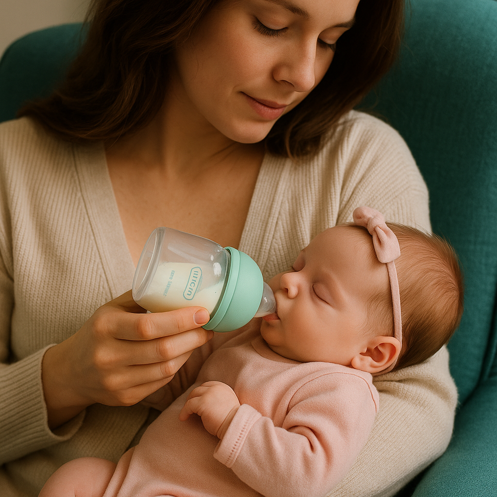 "Dr. Isla" anti-reflux glass bottles - 90ML / 160ML: the perfect ally for newborns