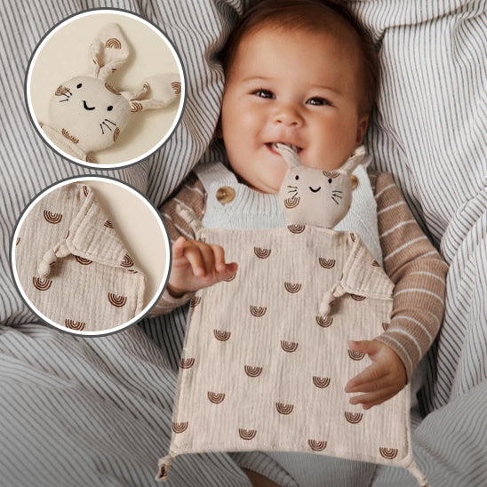 Flat rabbit comforter: a friend for life
