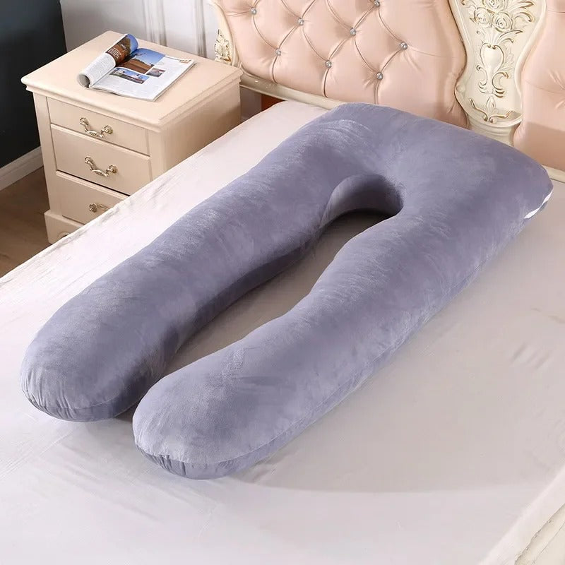 🌙 Maternity pillow 120×70 cm – comfortable, pregnancy &amp; breastfeeding support, soft cushion