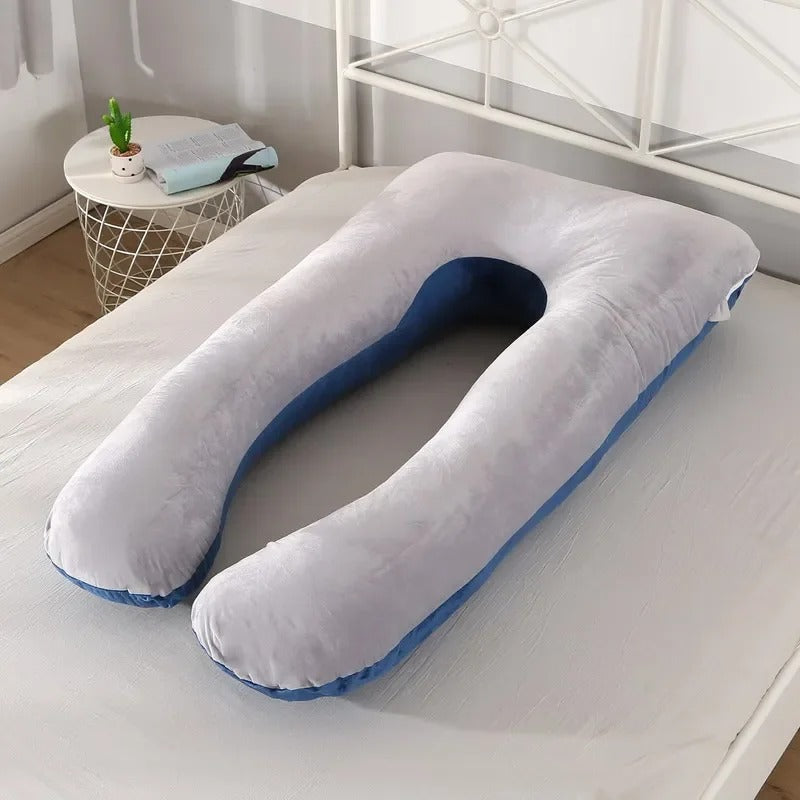 🌙 Maternity pillow 120×70 cm – comfortable, pregnancy &amp; breastfeeding support, soft cushion